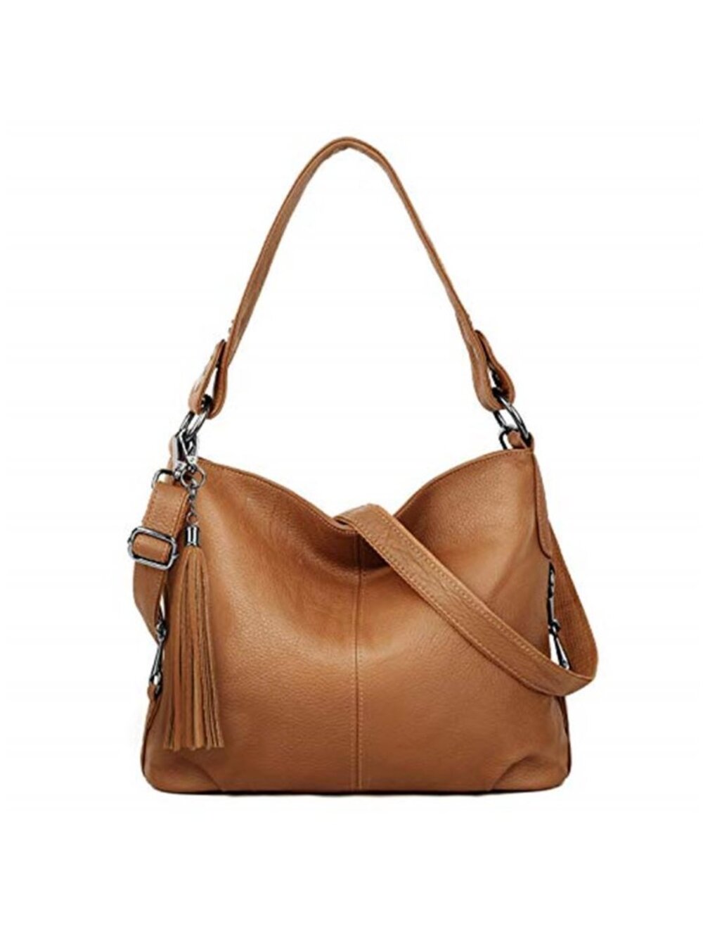 Genuine Leather Crossbody Bag Womens Shoulder Purse Zip Tote Everyday Handbag